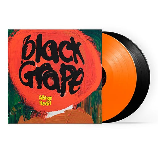 Black Grape Orange Head Orange/Black double vinyl + Bonus disc autographed print