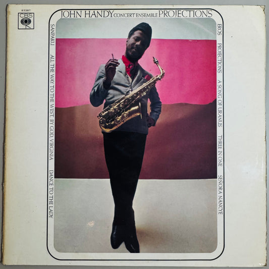 John Handy Concert Ensemble Projections LP CBS Stereo VG/EX