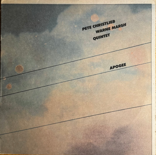 Pete Christlieb Warne Marsh Apogee LP (Warner Bros, 1978, Vinyl LP) EX/EX
