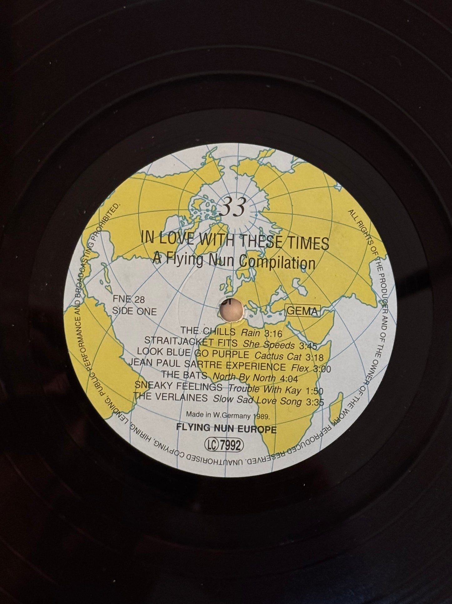 The Chills – In Love With These Times (Vinyl LP, Flying Nun, 1986) – VG+/VG+