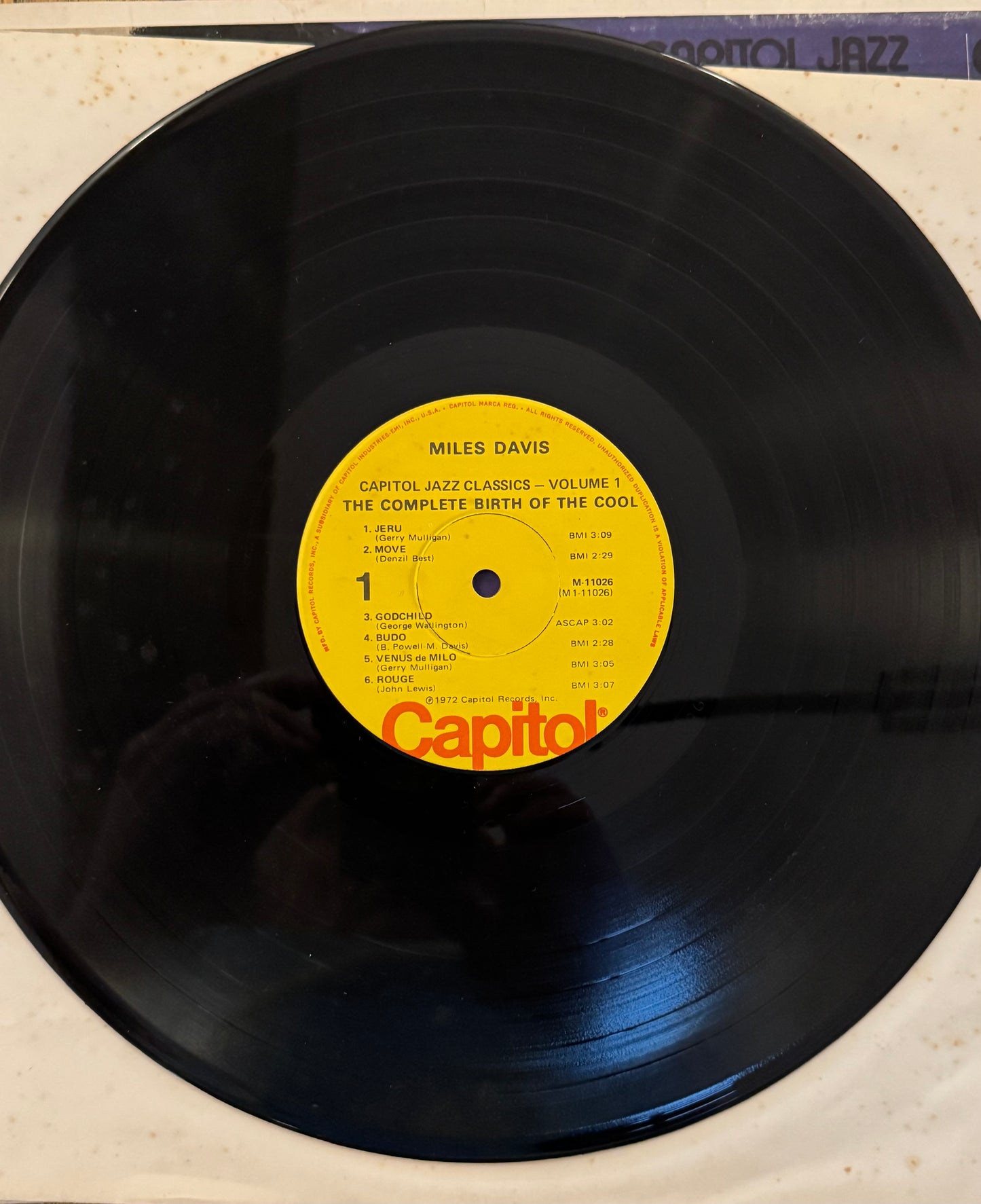 Miles Davis – The Complete Birth of the Cool (Vinyl LP, Capitol Records, 1972) – VG/ EX