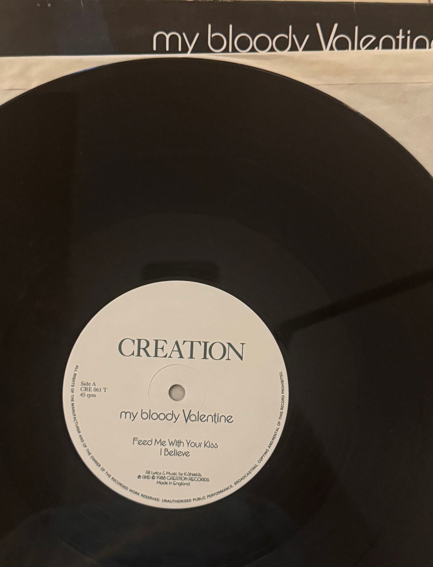 My Bloody Valentine – Feed Me With Your Kiss (12" EP, Creation Records, 1988) – VG/ EX