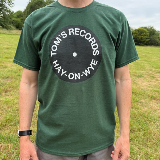 Tom's Records Full Roundel T-shirt - Green