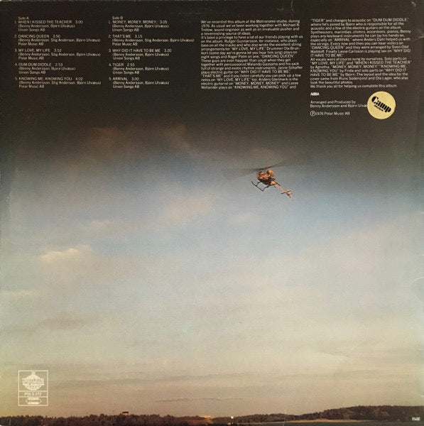 ABBA – Arrival (Vinyl LP, Polar Music, 1976) – EX / EX
