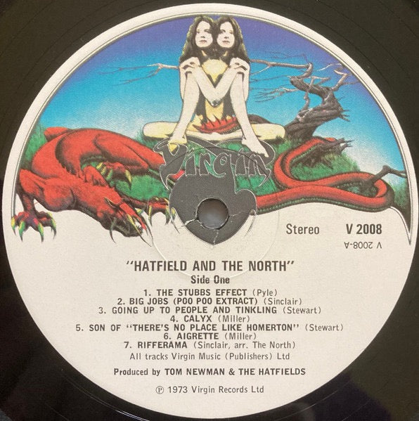 Hatfield and the North LP Virgin '74 EX/EX