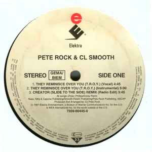 Pete Rock and C.L. Smooth - They Reminisce over You (Vinyl 12", Elektra, 1992) - EX / EX