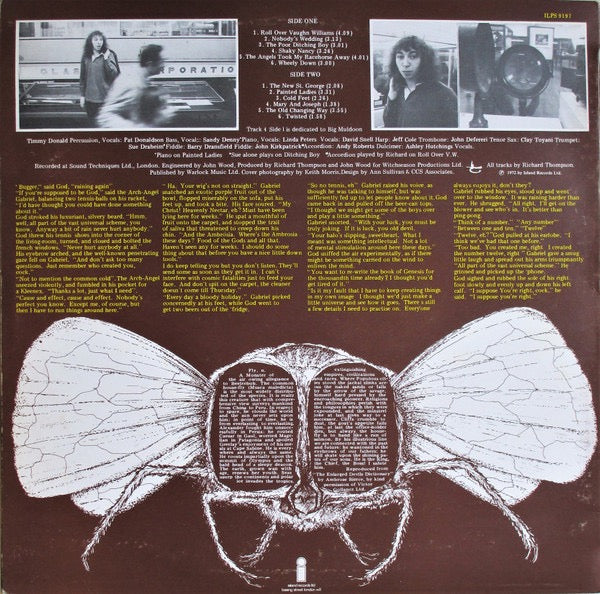 Richard Thompson – Henry the Human Fly (Vinyl LP, Island Records, 1972) – NM / NM