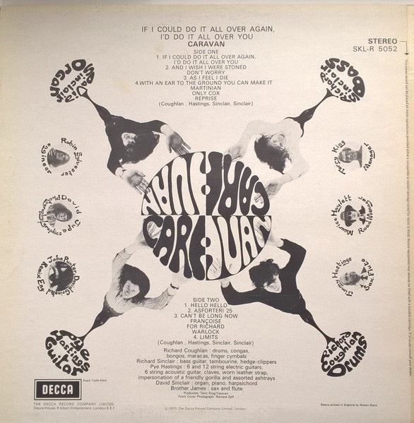 Caravan - If I could do it again, I'd do it all over you (Vinyl LP. Decca, 1972) - EX / EX