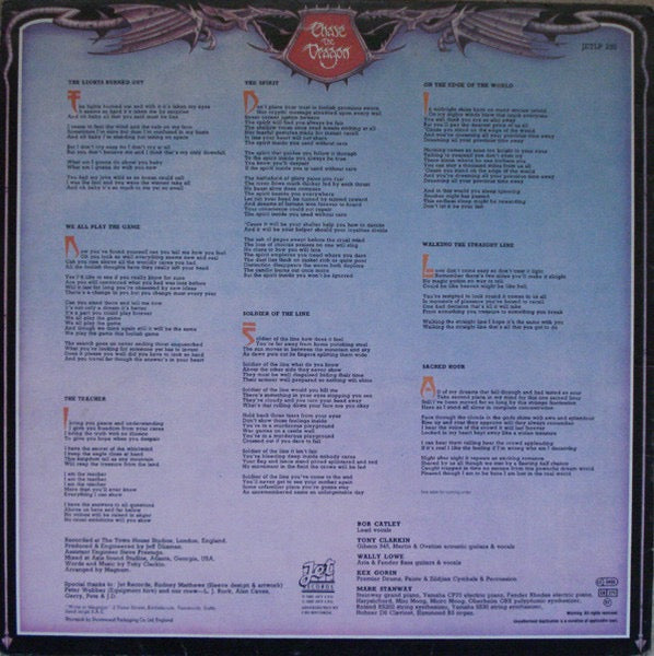 Magnum – Chase the Dragon (Vinyl LP, Jet Records, 1982) – EX / EX