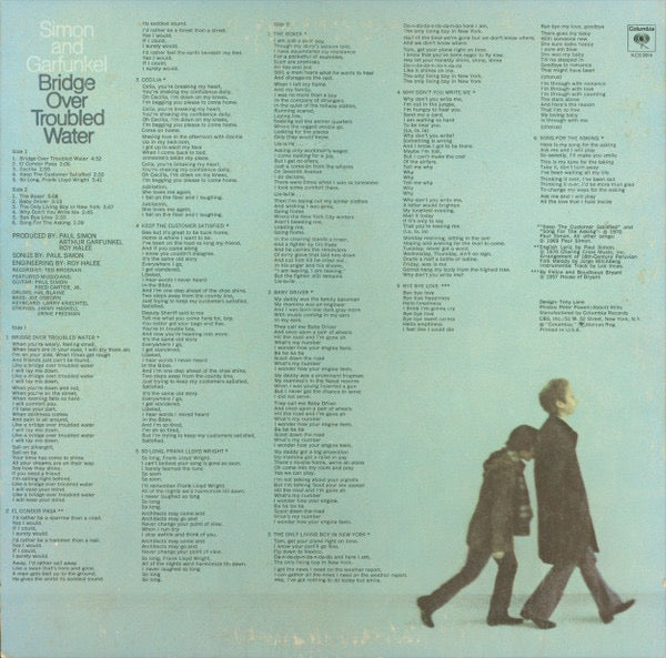Simon & Garfunkel – Bridge Over Troubled Water (Vinyl LP, CBS, 1970) – EX / EX