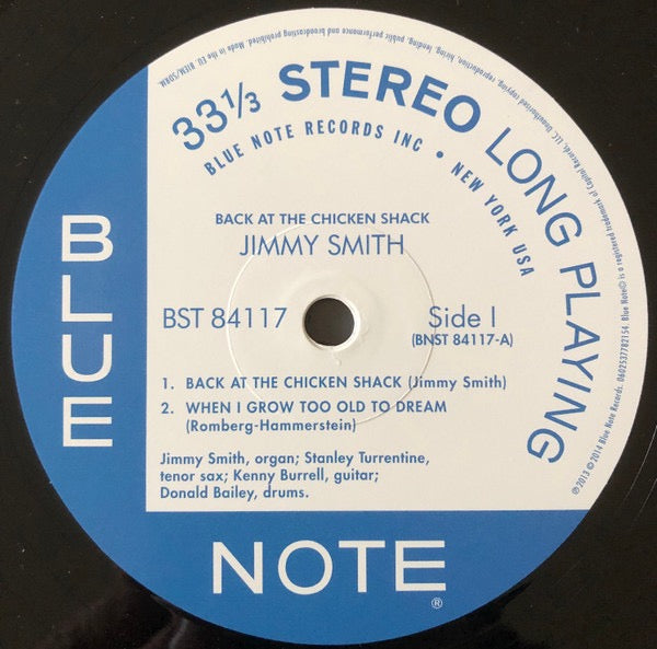 The Incredible Jimmy Smith Back at the Chicken Shack Blue Note 75th Vinyl NM