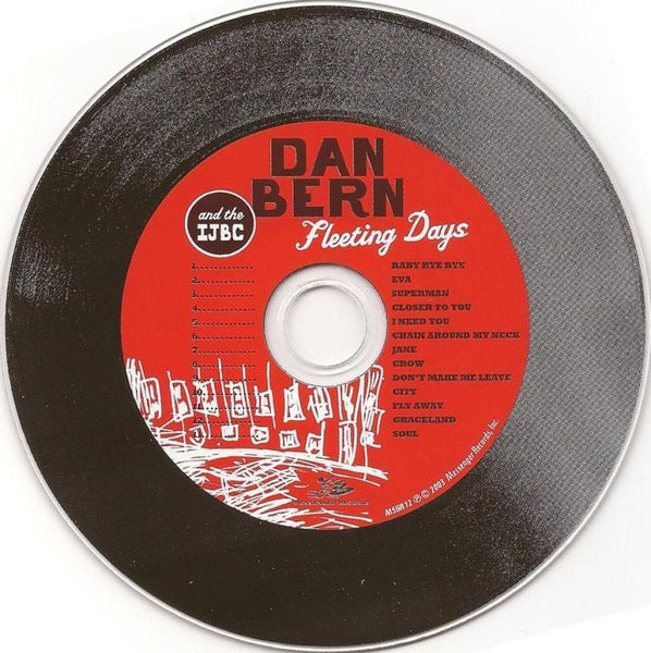 Dan Bern & The IJBC – Fleeting Days (CD, Messenger Records, 2003) – Mint