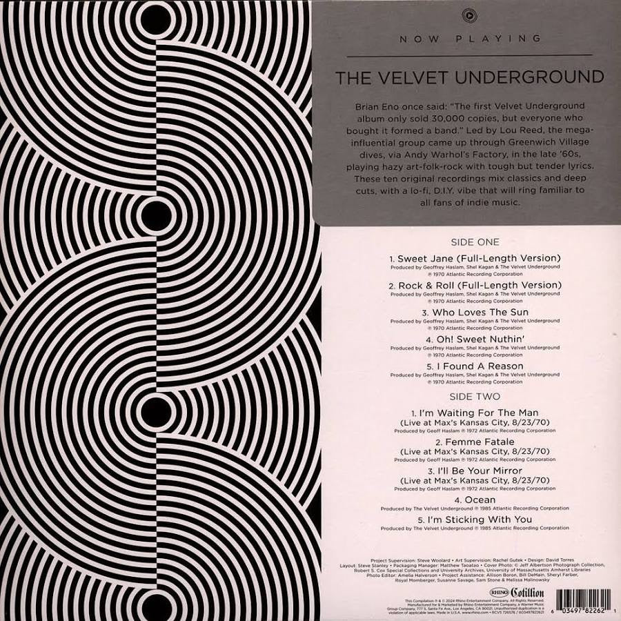The Velvet Underground – Now Playing (Crystal Clear Vinyl LP, Rhino Entertainment, 2024) – Mint / Sealed