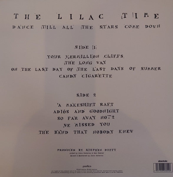 The Lilac Time - Dance 'til all the Stars Come Home (Vinyl LP, Poetica, 2023) - Mint / Sealed