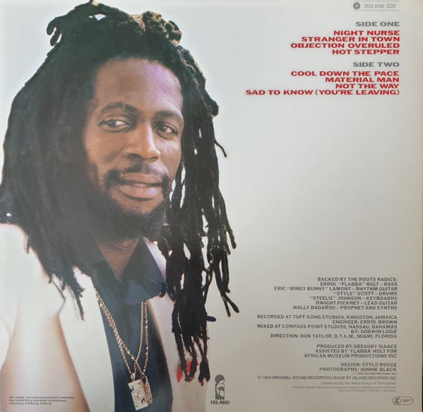 Gregory Isaacs – Night Nurse (Vinyl LP, Island Records, 1982) – EX / EX