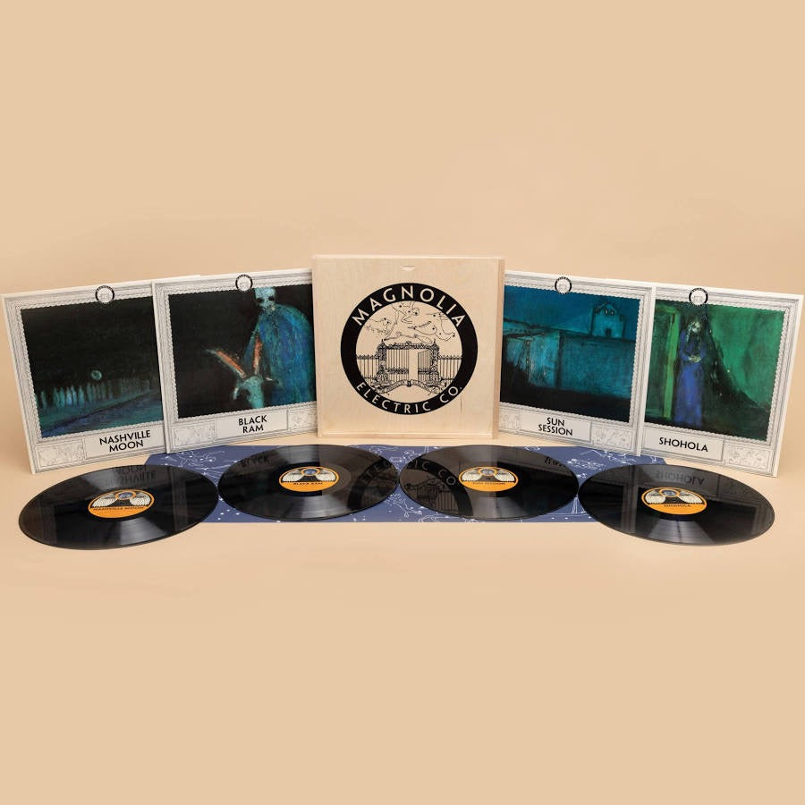 Magnolia Electric Co. – Sojourner (4x Vinyl LP Wooden Box Set + Poster Map, Secretly Canadian) – Mint / Sealed