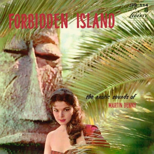 Martin Denny Forbidden Island LP jackpot (lava red vinyl)
