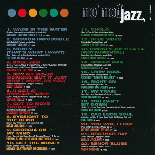 Various Artists – Mo’ Mod Jazz (CD, Ace Records / Kent Records, 1998, UK) – Mint / Sealed