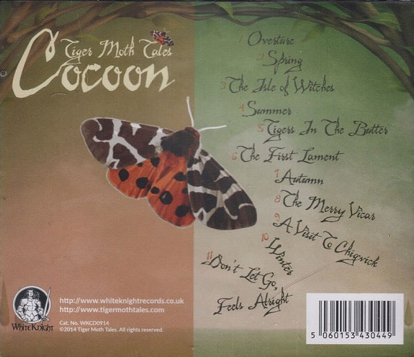 Tiger Moth Tales – Cocoon (CD, White Knight Records, 2017) – Mint / Sealed