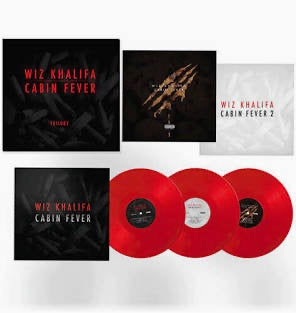 Wiz Khalifa – Cabin Fever Trilogy (3×LP Red Vinyl Box Set, Mint Sealed)