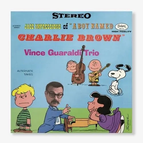 Vince Guaraldi Jazz Impressions of a Boy named Charlie Brown LP RSD 25 sky blue vinyl mint vinyl