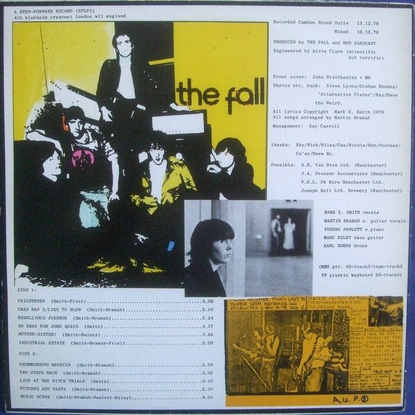 The Fall - Live at the Witch Trials (Vinyl LP, I.R.S., 1989) - EX / EX