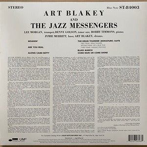 Art Blakey & Jazz Messengers Moanin' LP Blue Note classic series vinyl