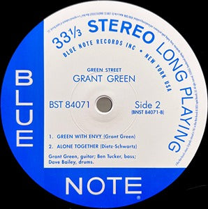Grant Green Green Street (Blue Note Classic Series, Vinyl LP) mint & sealed