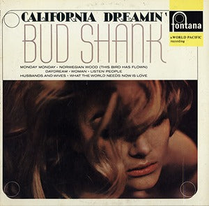 Bud Shank California Dreamin' LP Fontana EX/EX Chet Baker