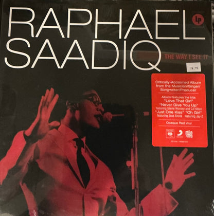 Raphael Saadiq – The Way I See It (Opaque Red Vinyl LP, Columbia Records, 2026 Reissue) – Mint / Sealed