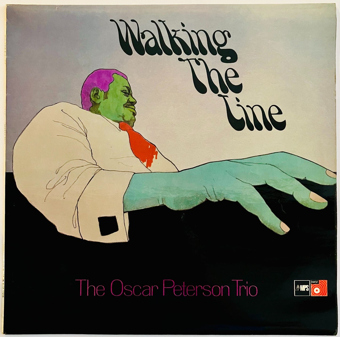 Oscar Peterson Walking the Line LP MPS EX/EX