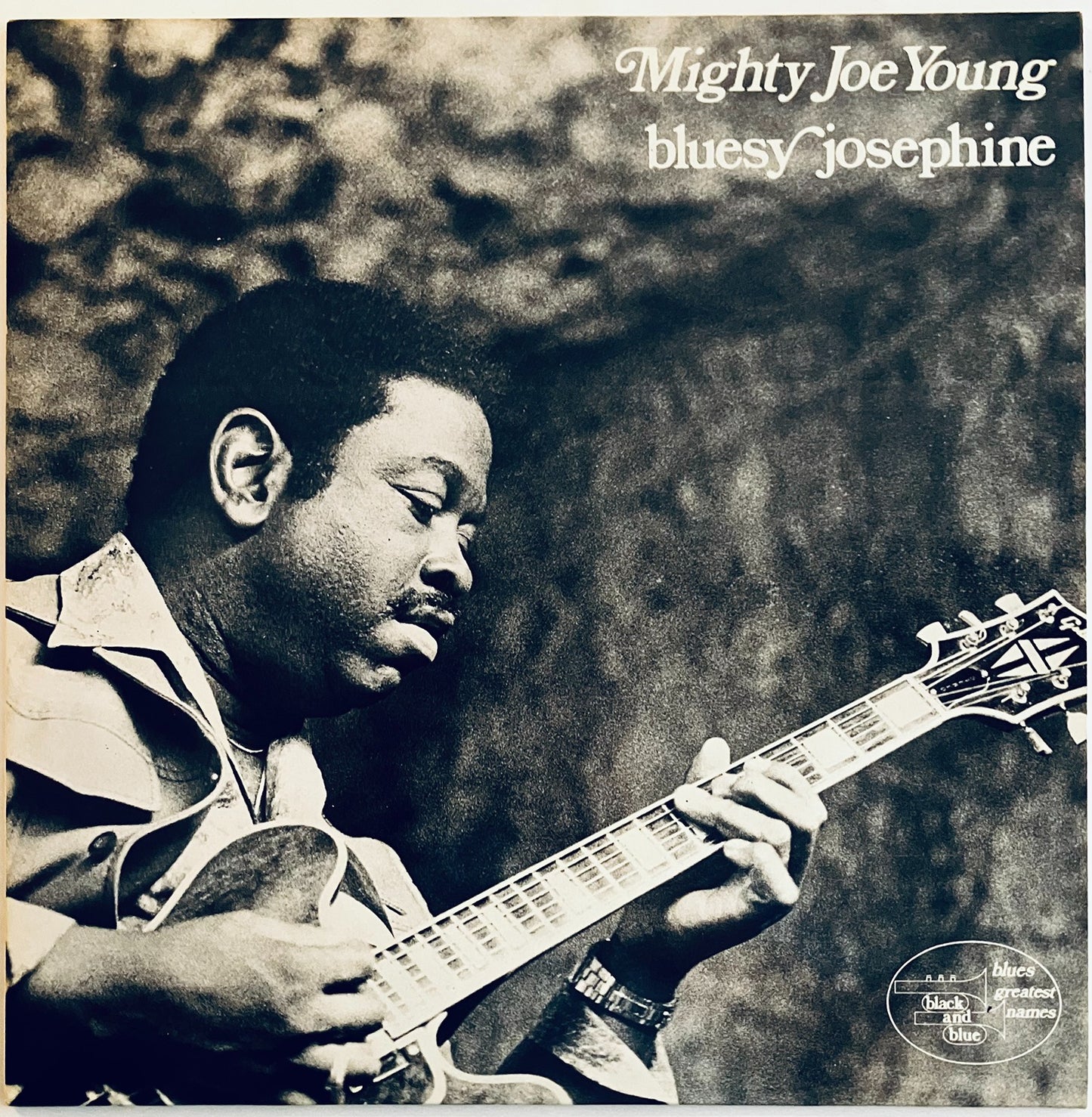 Mighty Joe Young Bluesy Josephine LP Black & Blue EX/EX