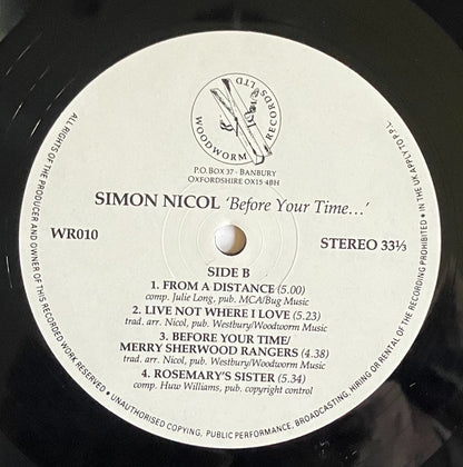 Simon Nicol "Before Your Time" LP