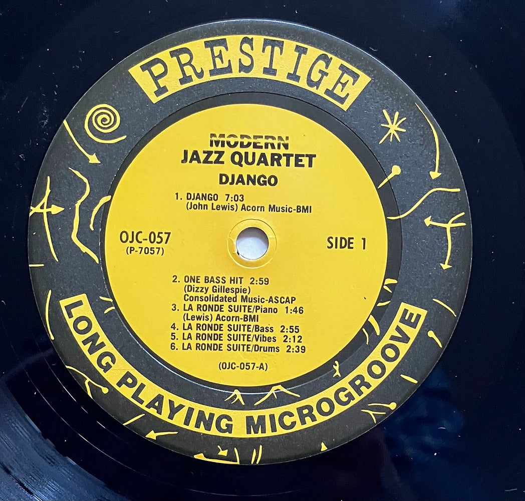 Modern Jazz Quartet Django LP Prestige EX/EX