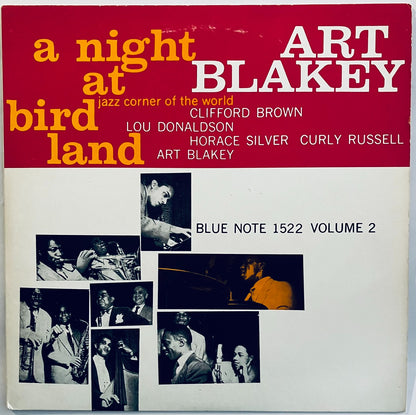 Art Blakey A Night at Birdland LP Blue Note EX/EX