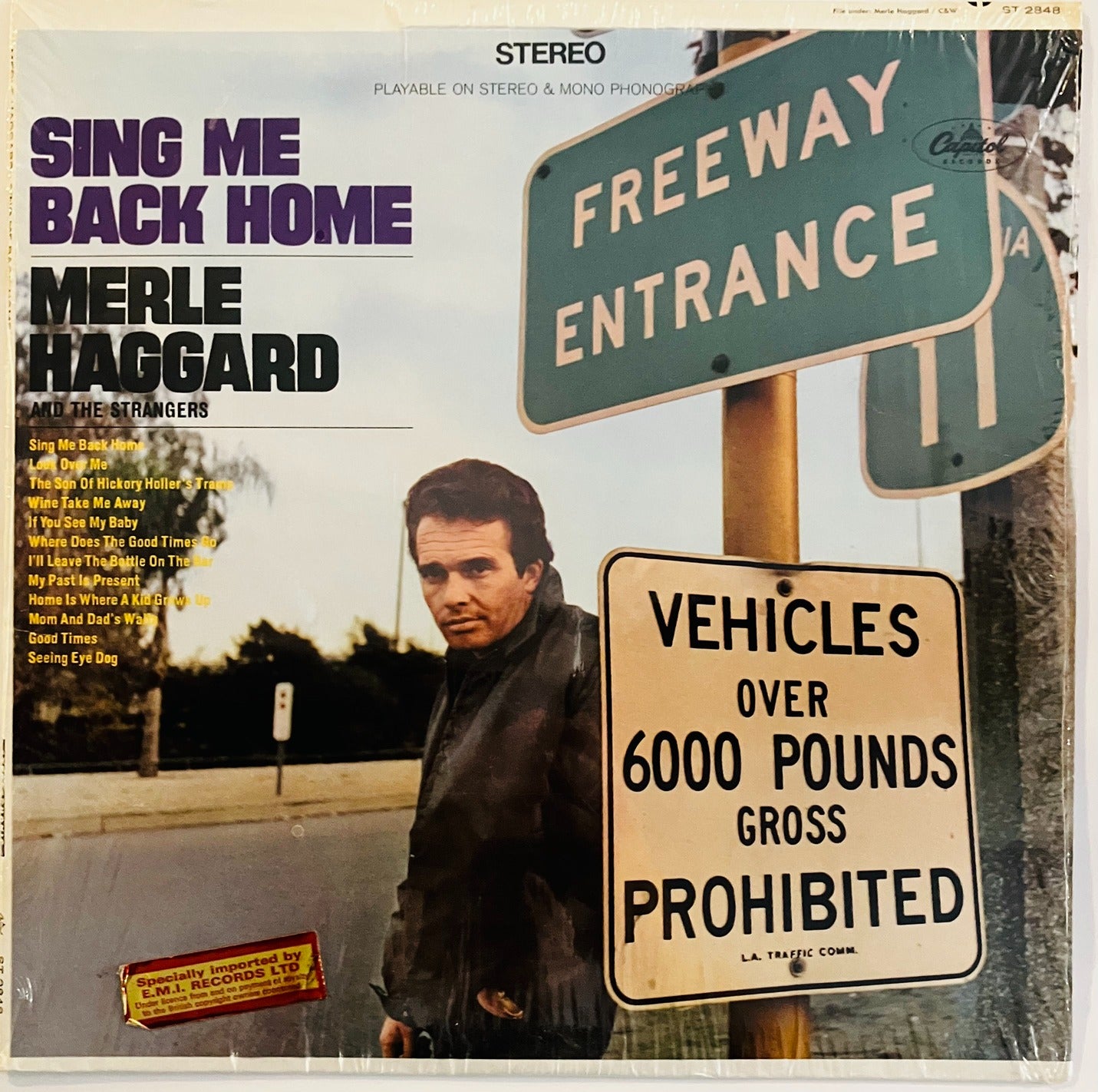 Merle Haggard Sing Me Back Home LP Capitol near mint