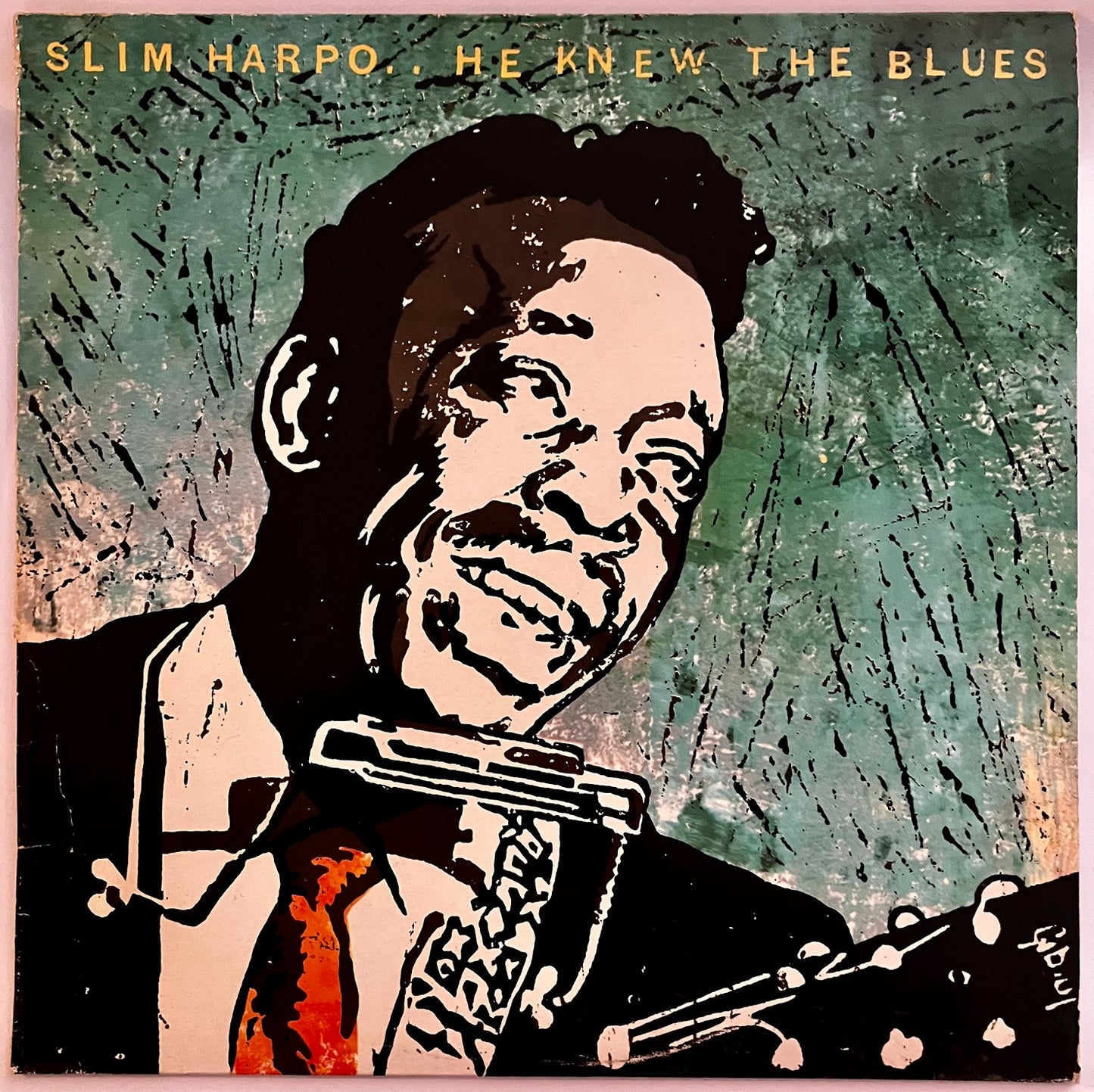 Slim Harpo He Knew the Blues LP Sonet EX/EX