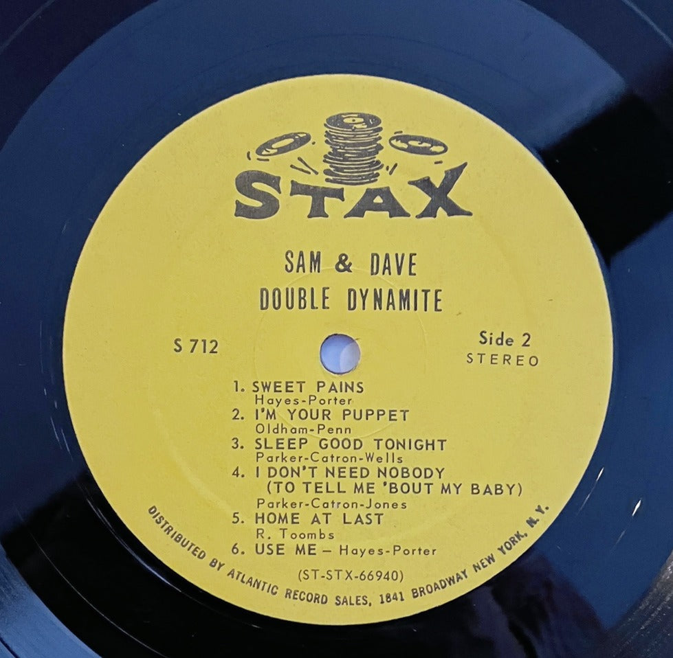 Sam & Dave Double Dynamite LP Stax EX/EX