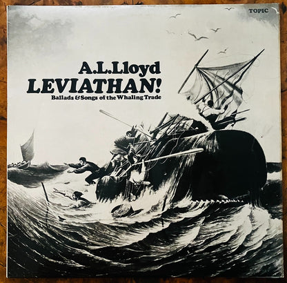 A.L. Lloyd  Leviathan LP Topic insert EX/EX