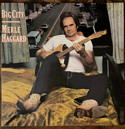 Merle Haggard Big City LP Epic 1981 EX/EX