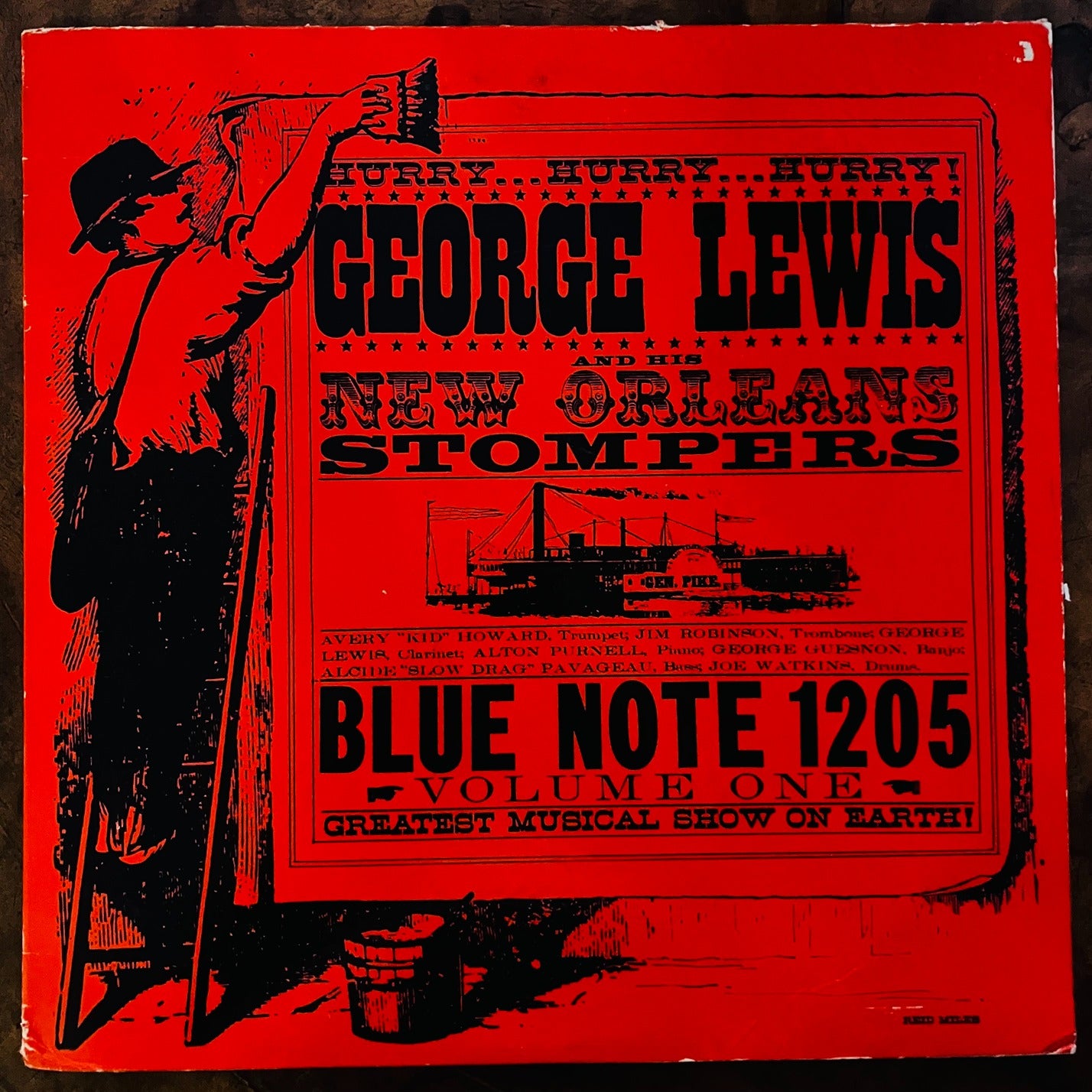 George Lewis & New Orleans Stompers LP Blue Note EX/EX