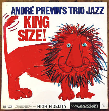 Andre Previn Trio King Size LP Contemporary EX/EX