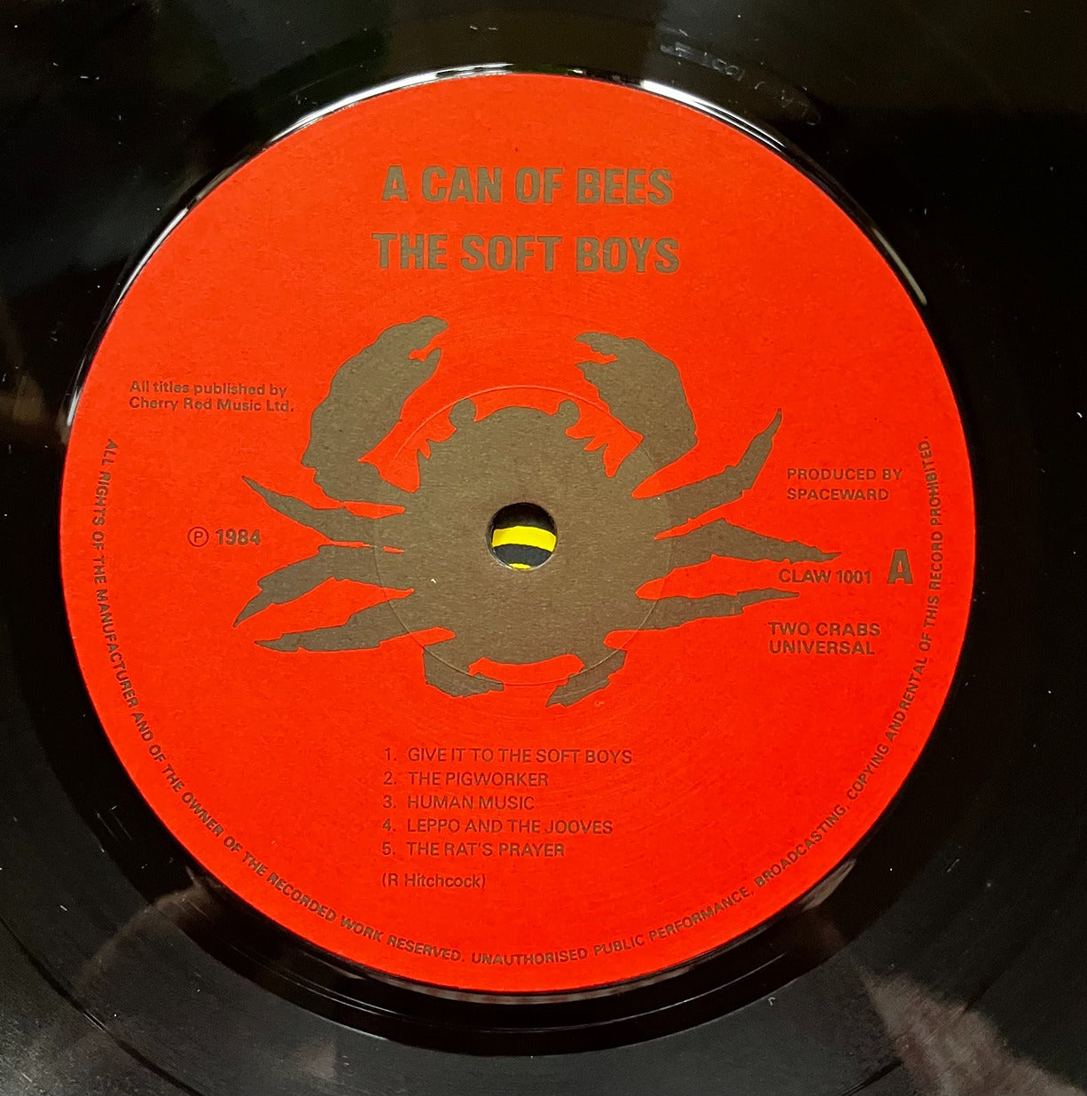 The Soft Boys A Can of Bees LP Two Crabs EX/EX