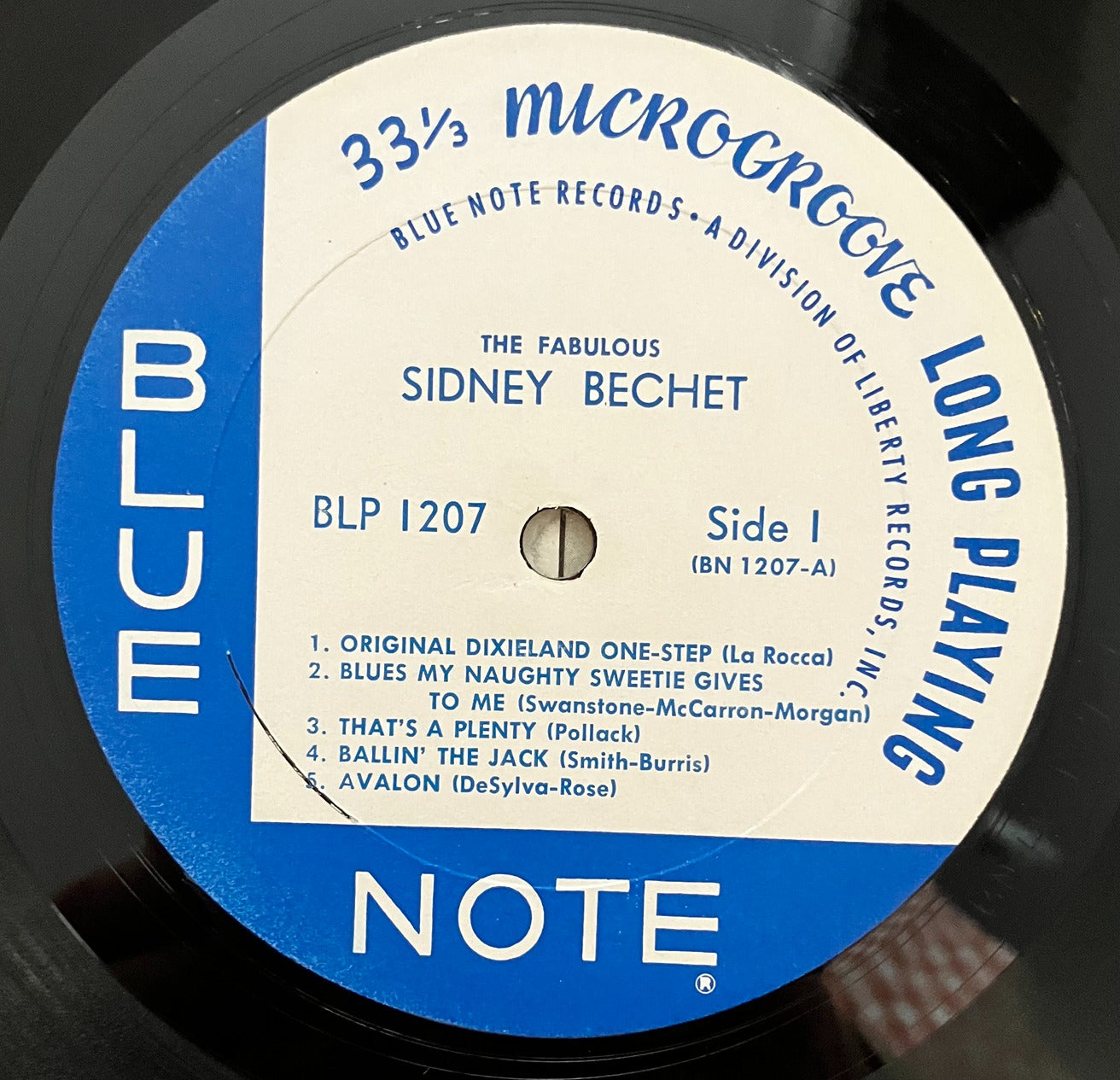 Sidney Bechet The Fabulous LP Blue Note EX/EX