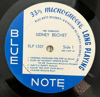 Sidney Bechet The Fabulous LP Blue Note EX/EX