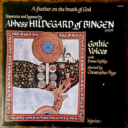 Abbess Hildegard of Bingen Gothic Voices LP Hyperion EX/EX