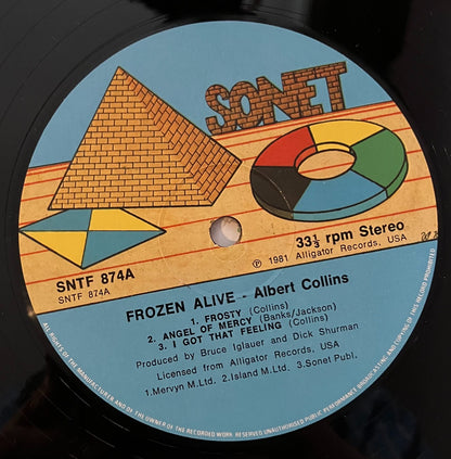 Albert Collins Frozen Alive! LP Sonet NM