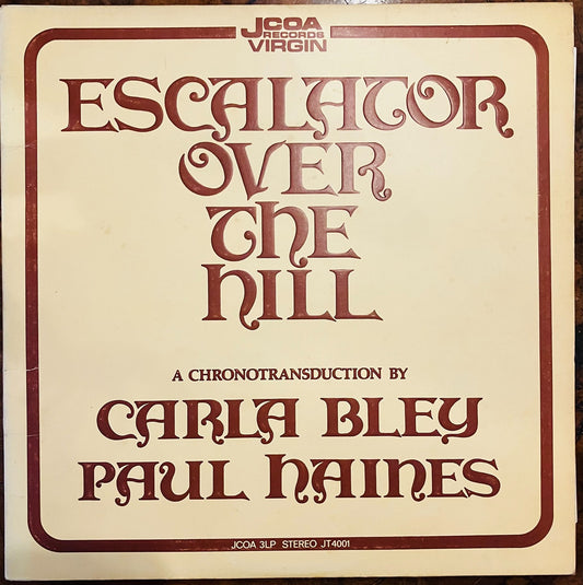 Escalator Over The Hill Carla Bley PaulHaines 3-lp set EX/EX/EX