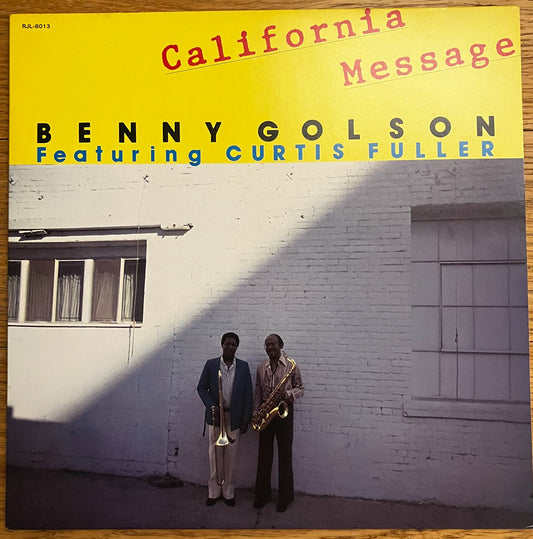 Benny Golson California Message LP Baystate EX/EX JA Vinyl