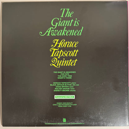 Horace Tapscott Quintet The Giant Is Awakened (Real Gone Music Neon Green Vinyl LP, Near Mint)